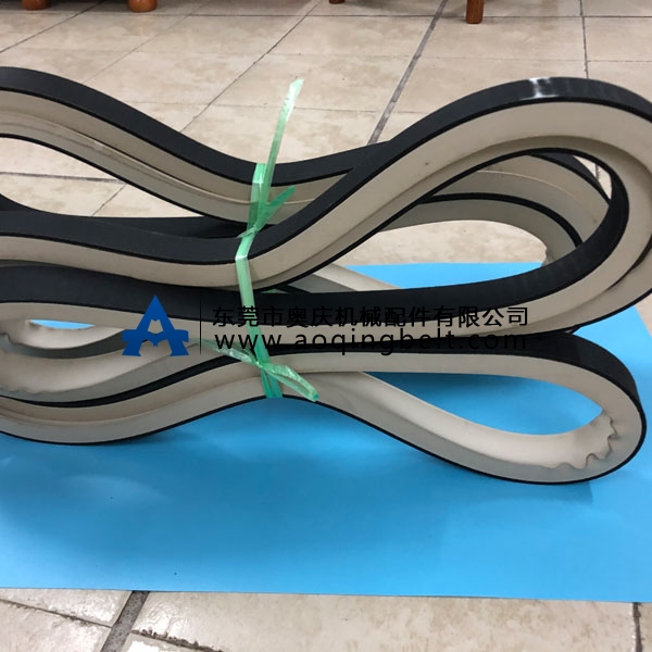 一體硫化白膠開圓弧槽(圖1)